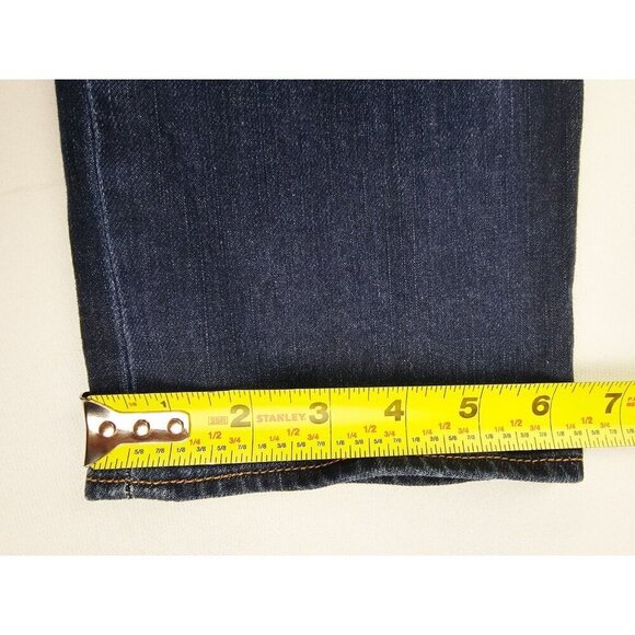 American Eagle Outfitters Size 8 Regular Women 25" Inseam Artist Crop Blue Jeans - Picture 4 of 13